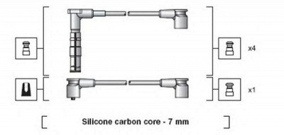 MAGNETI MARELLI 941318111081 -  Комплект проводов зажигания
